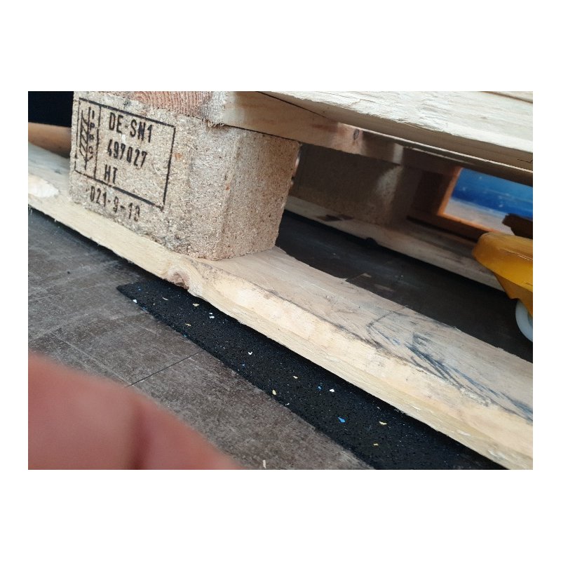 tapis antidérapant Cargotech® 5000 x 250 x 6mm noir