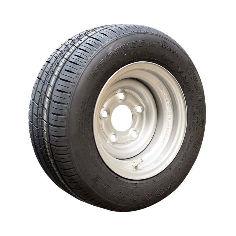 pneu + roue 195/55 R10C ST290 M+S 6JAx10H2 98/96 N ET-4 66,7/112/5 métal gris argent
