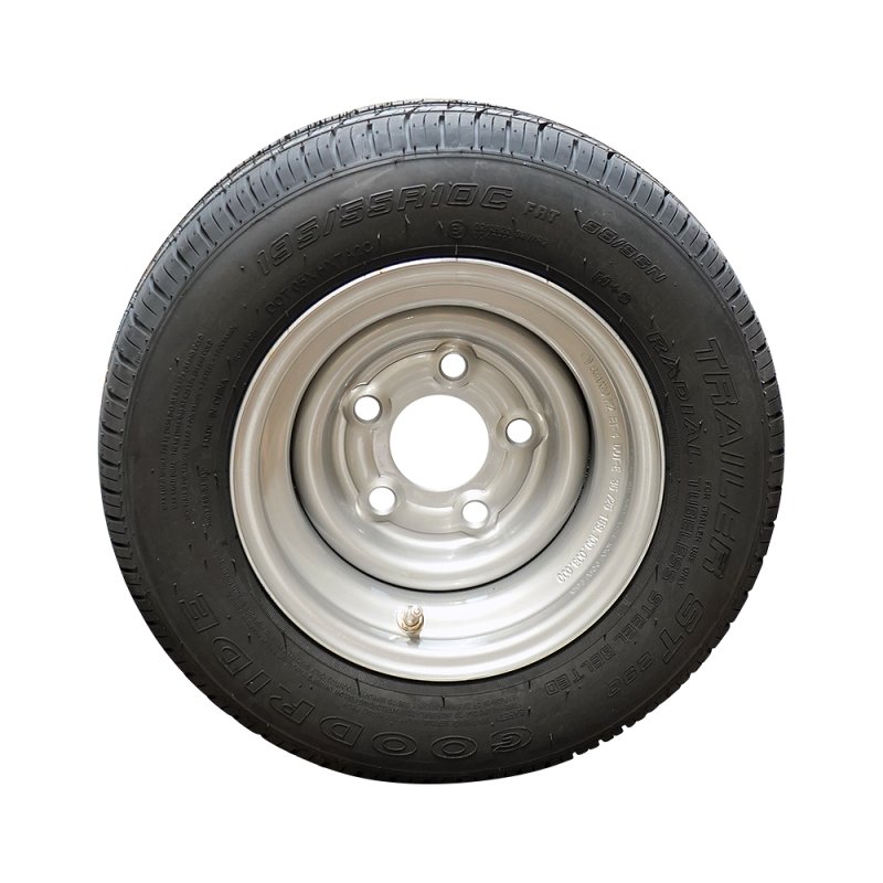 pneu + roue 195/55 R10C ST290 M+S 6JAx10H2 98/96 N ET-4 66,7/112/5 métal gris argent