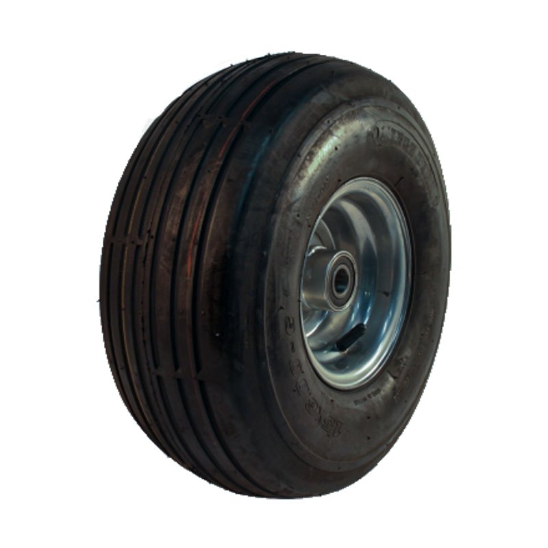Komplettrad 13x5.00-6 4.50Ax6 ET0 NL90mm Stahl V-3503 Grau