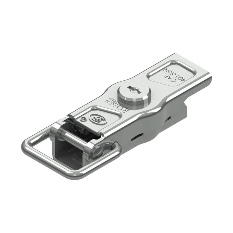 opbouwspansluiting met slot verzinkt 105x41mm