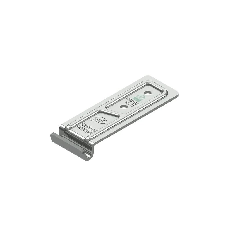 support pour fermeture de serrage zingué 90x30mm