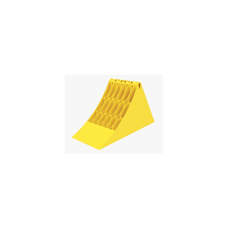 cale de roue Crowny 66 plastique jaune