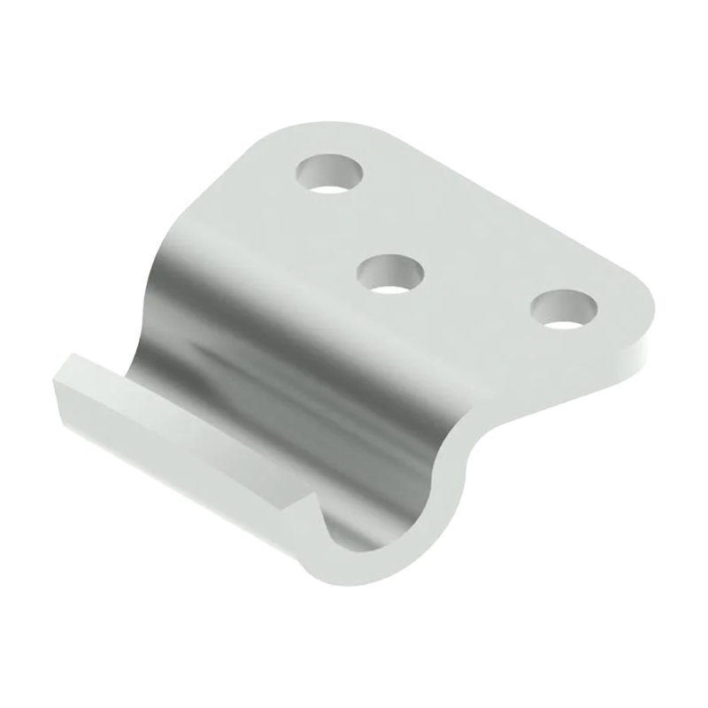 support pour fermeture de serrage zingué 39x37mm