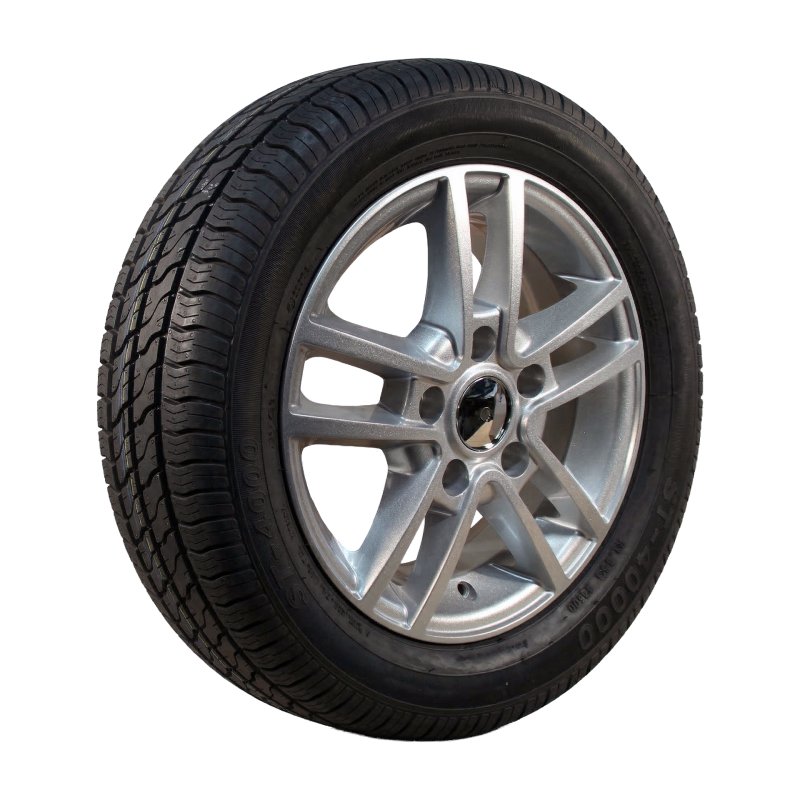 Komplettrad 195/65 R15 6Jx15H2 ET30 67/112/5 Leichtmetall, XL Kargomax ST-4000 M+S Silbergrau