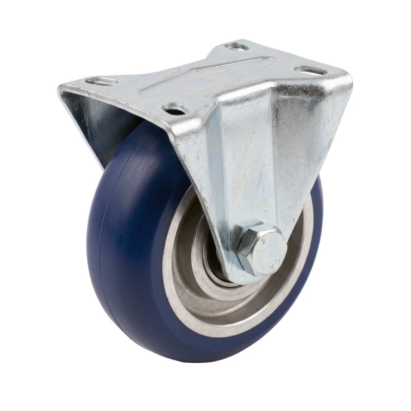 bokwiel 100mm serie 03 ᠆ 19 plaatbevestiging kogellager