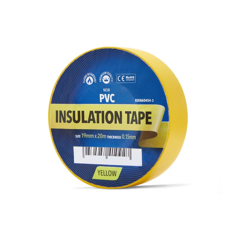 Isolierband Gelb 20m pro Rolle