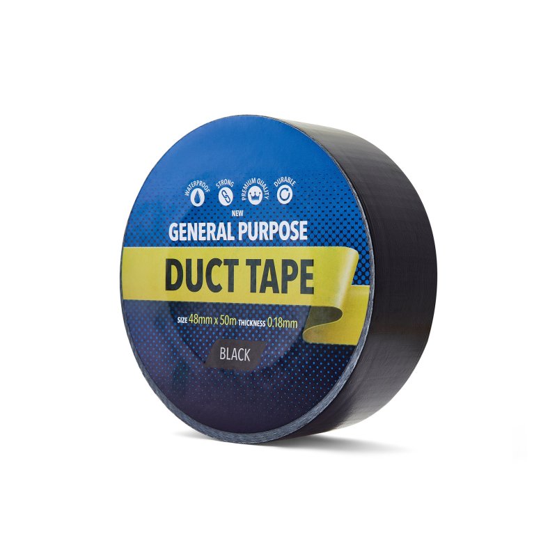 duct tape Schwarz 50m pro Rolle