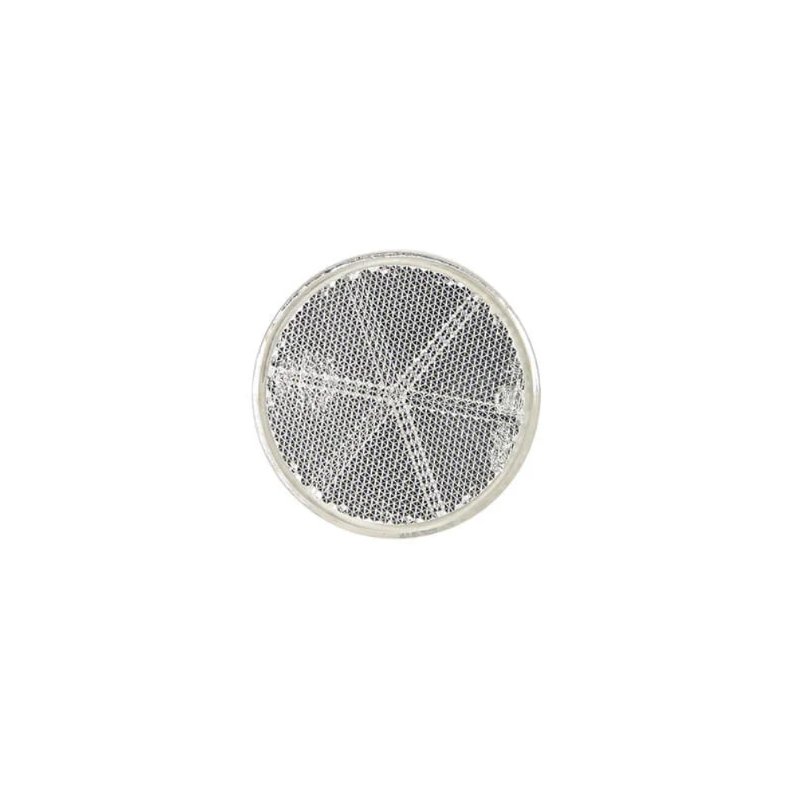 reflector Ø wit plakmontage Ø60mm