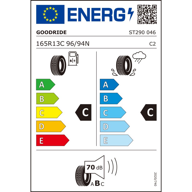 pneu + roue 165 R13C 4½Jx13H2 ET30 57/100/4 métal ST290 M+S gris argent