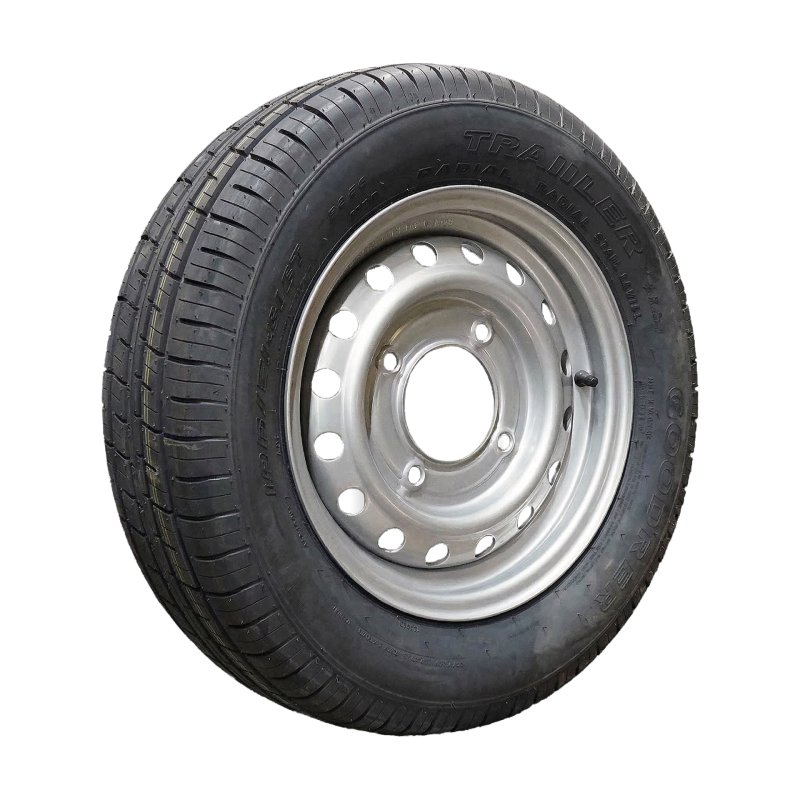 Komplettrad 185/70 R13 4½Jx13H2 ET25.4 95/139.7/4 Stahl ST290 M+S Silbergrau