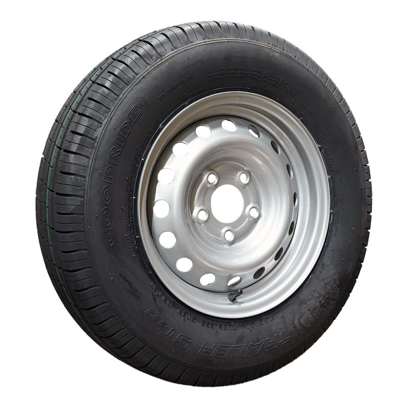 air tire + wheel 195/70 R14 5½Jx14H2 ET30 66,5/112/5 steel ST290 M+S silver grey