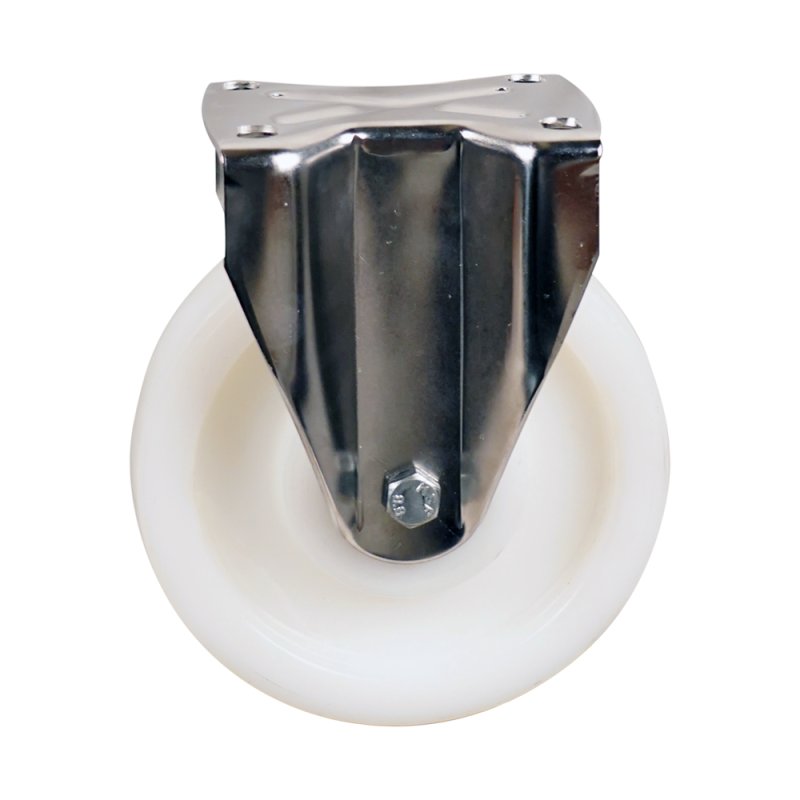 Bockrolle 200mm serie 33 ᠆ 39 Plattenbefestigung Kugellager aus rostfreiem Stahl