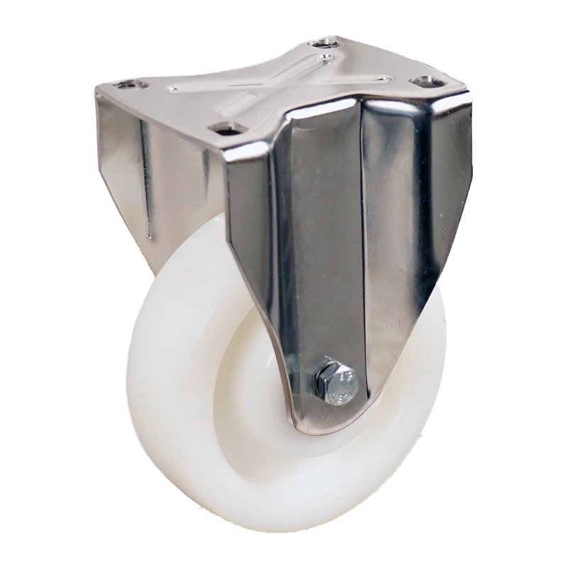 Bockrolle 160mm serie 33 ᠆ 39 Plattenbefestigung Kugellager aus rostfreiem Stahl