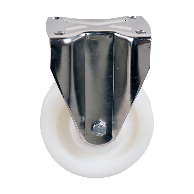 Bockrolle 160mm serie 33 ᠆ 39 Plattenbefestigung Kugellager aus rostfreiem Stahl