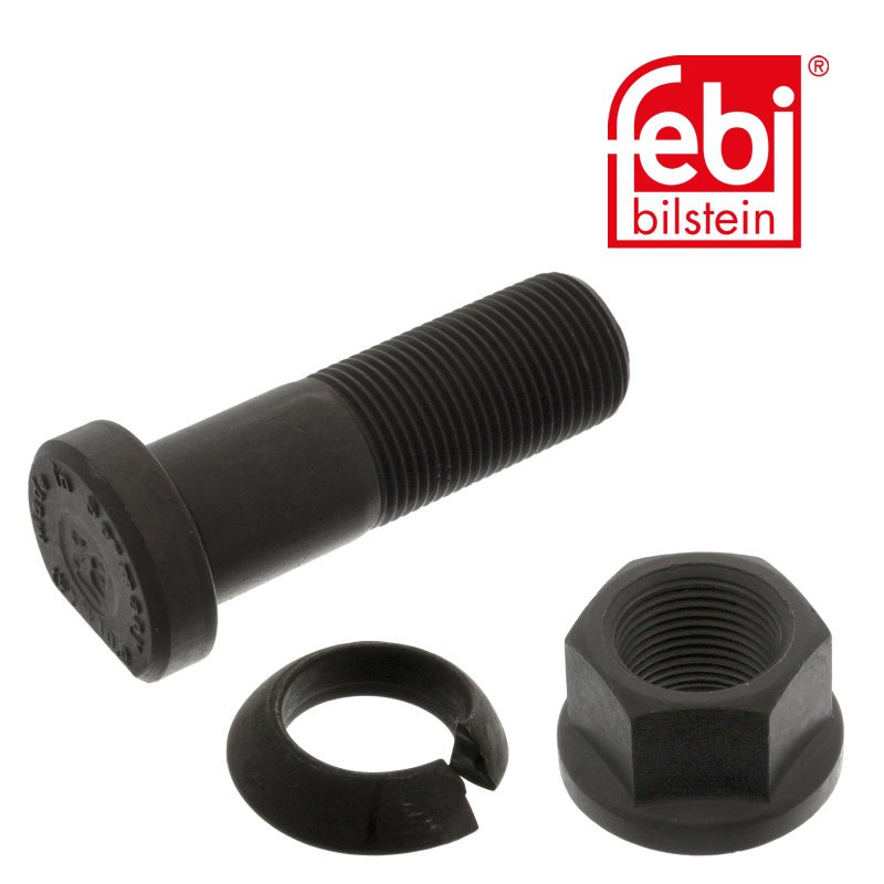 Wheel Stud with limit ring and wheel nut