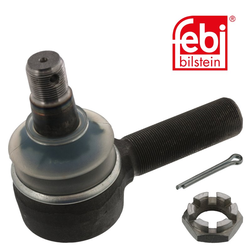 Tie Rod / Drag Link End with castle nut and cotter pin