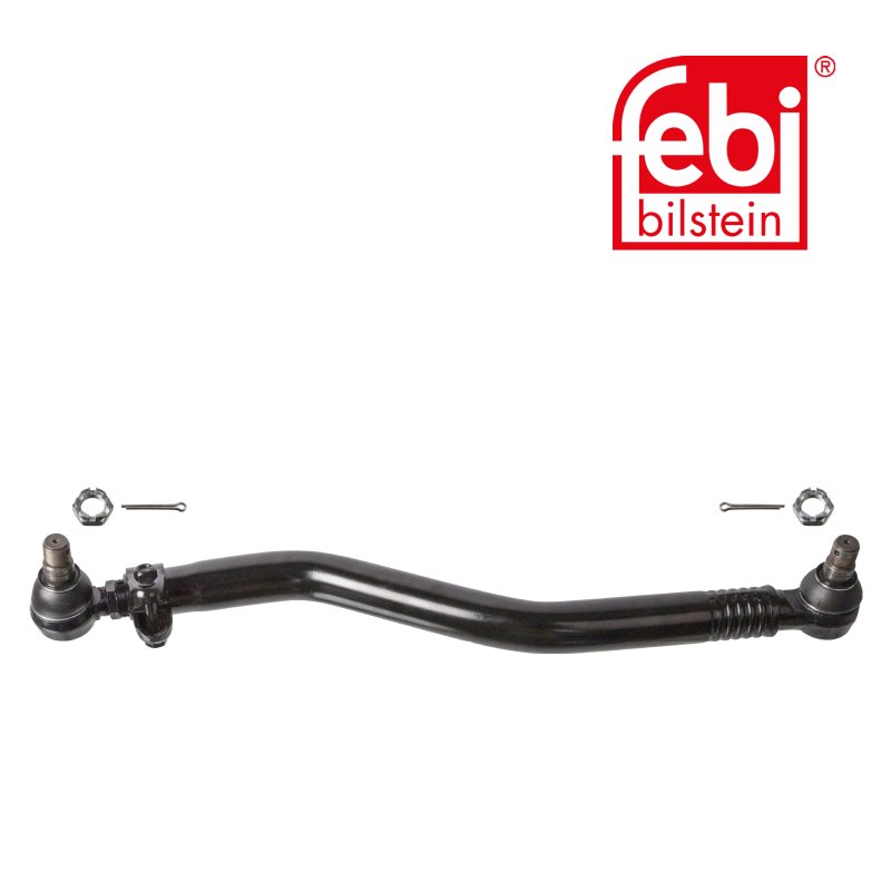 Drag Link with castle nuts and cotter pins