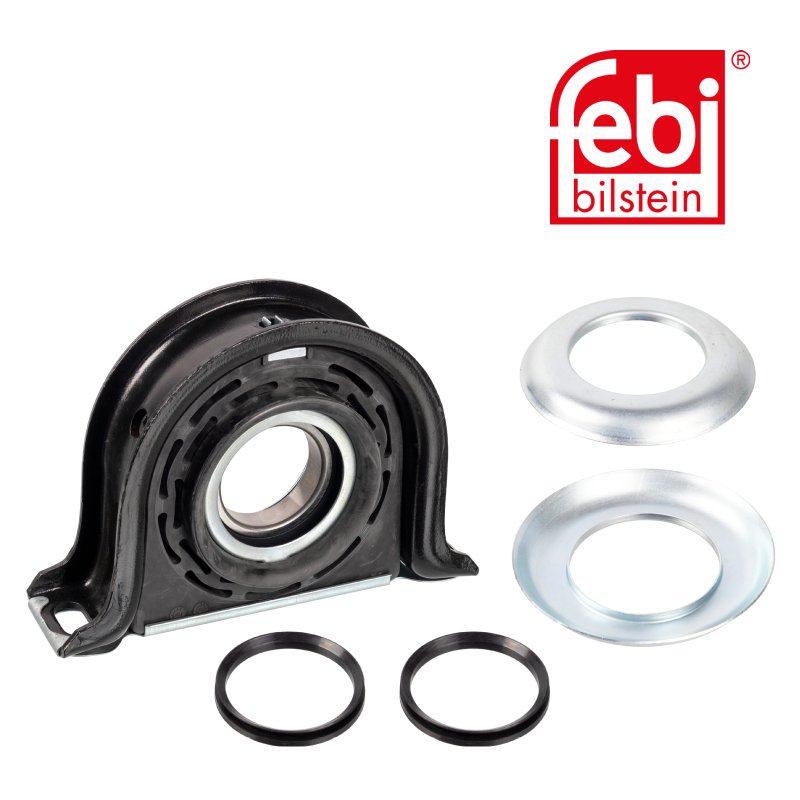 Propshaft Centre Support with integrated roller bearing and additional parts