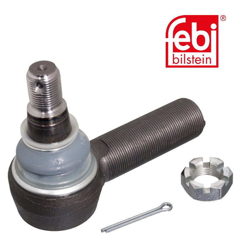 Tie Rod / Drag Link End with castle nut and cotter pin