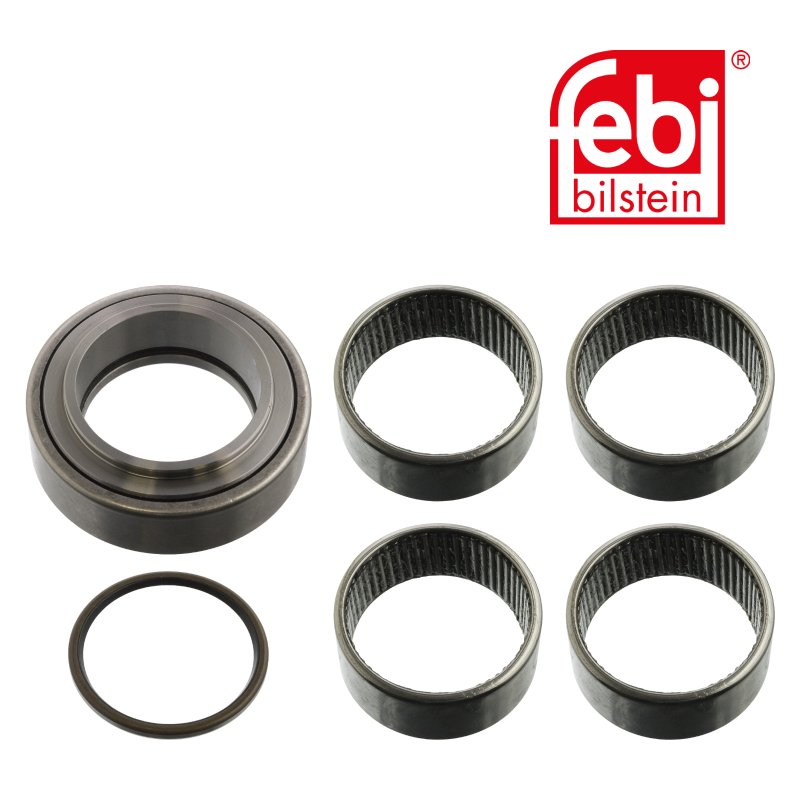King Pin Set with bearing, without king pin, steering arm side