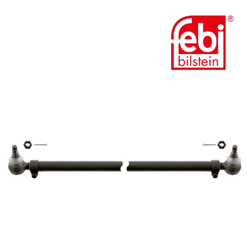 Tie Rod with castle nuts and cotter pins