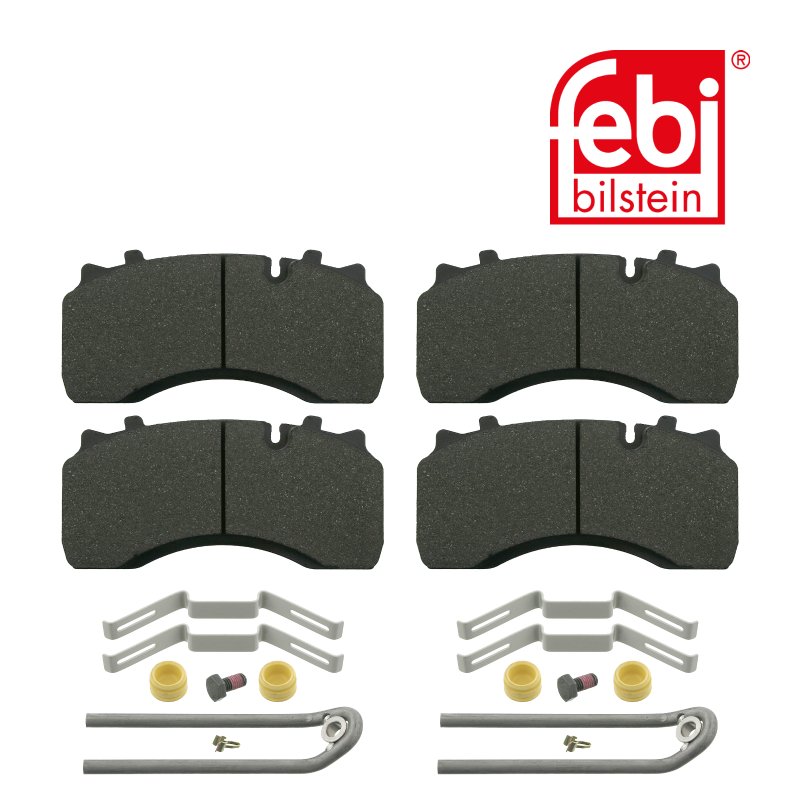 Brake Pad Set with fastening material
