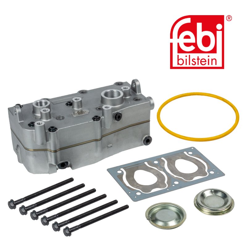 Cylinder Head for air compressor, with valve plate