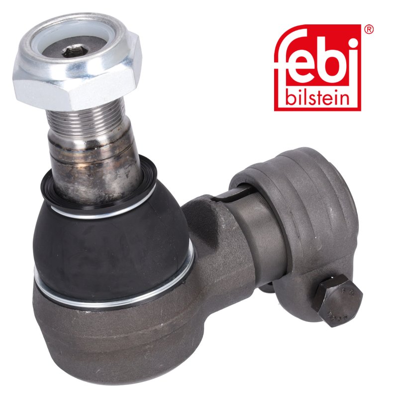 Angle Ball Joint for steering hydraulic cylinder, with lock nut