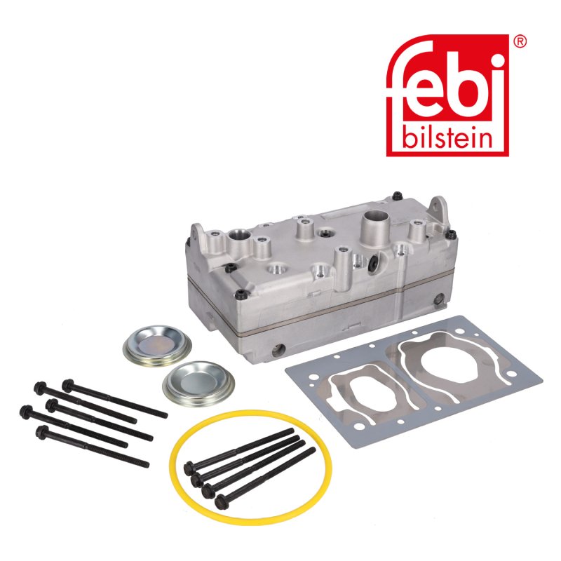 Cylinder Head for air compressor, with valve plate