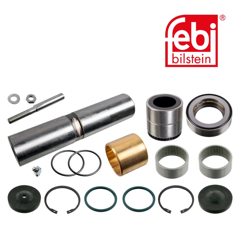 King Pin Set with friction bearing, single set
