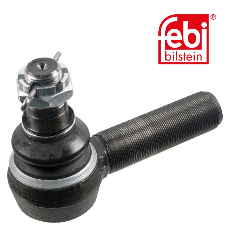 Drag Link End with castle nut and cotter pin