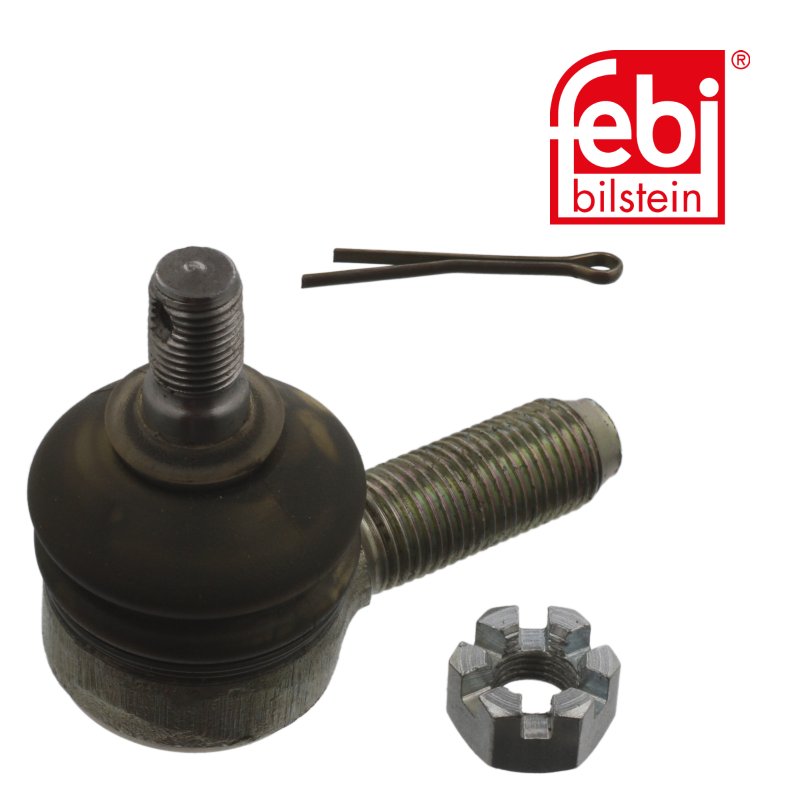Angled Ball Joint for gear linkage, with castle nut and cotter pin