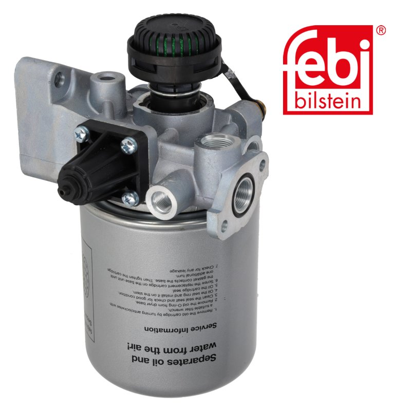 Air Dryer with dry cartridge with oil precipitator