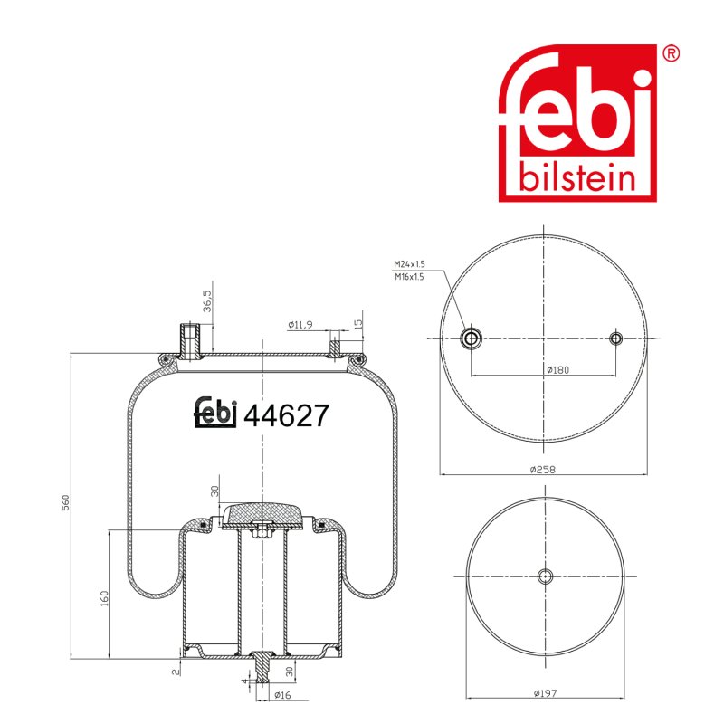 Air Spring with steel piston