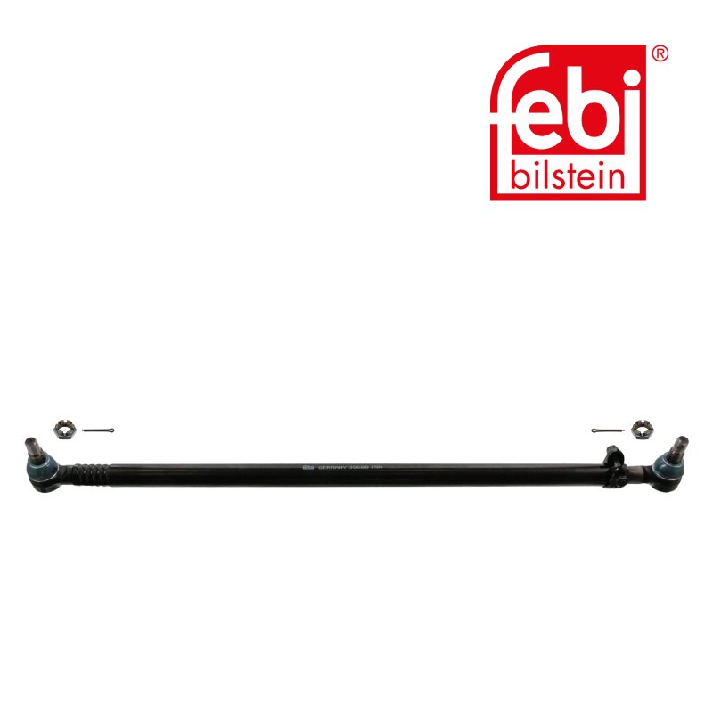 Drag Link with castle nuts and cotter pins