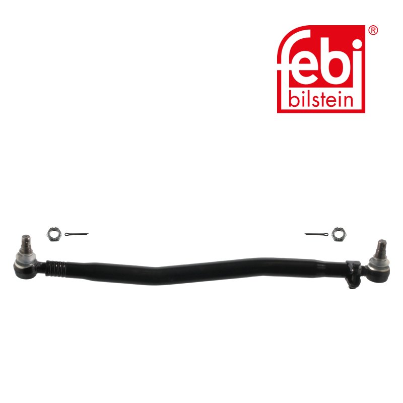 Drag Link with castle nuts and cotter pins