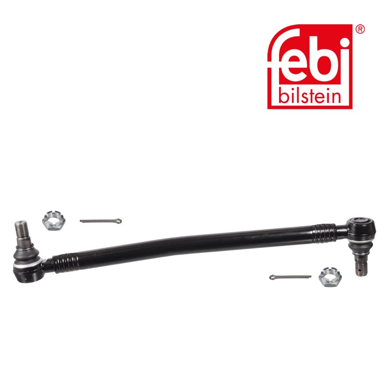 Drag Link with castle nuts and cotter pins