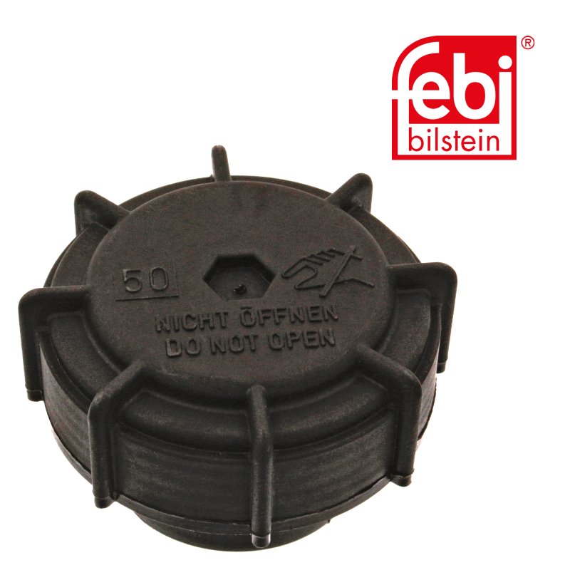 Cap for coolant expansion tank