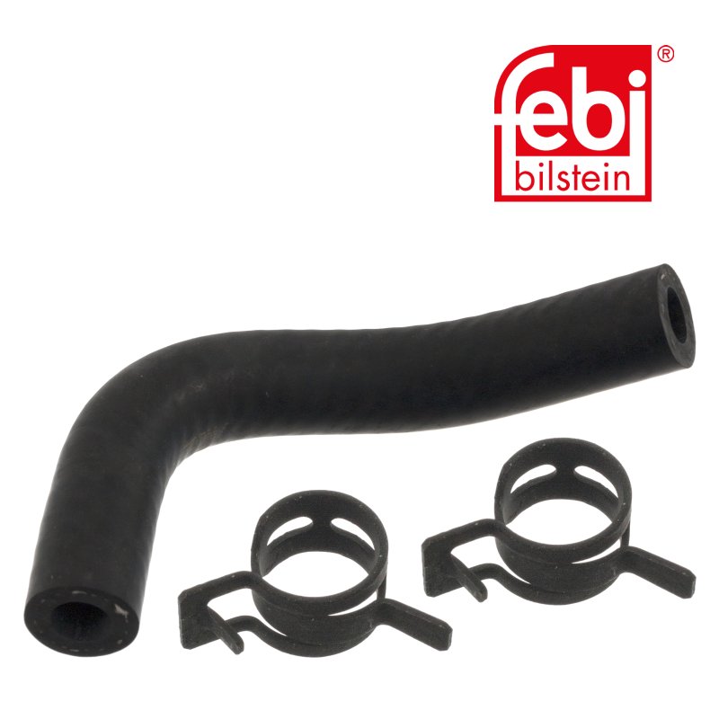 Coolant Hose with fastening clamps