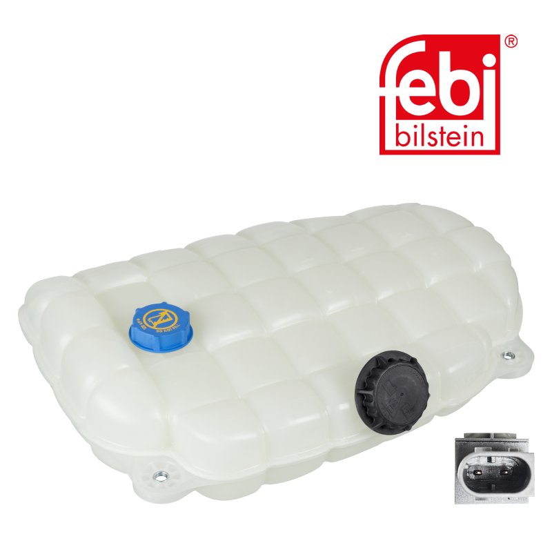 Coolant Expansion Tank with lid and coolant level sensor