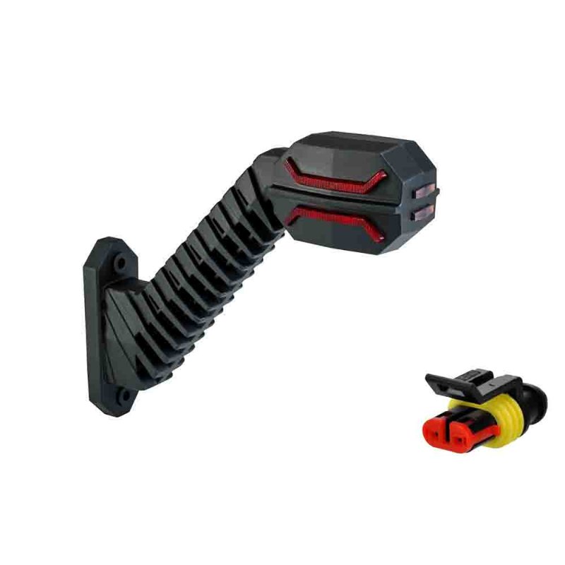 LED side marker lights right 12-24V 2-PIN SuperSeal