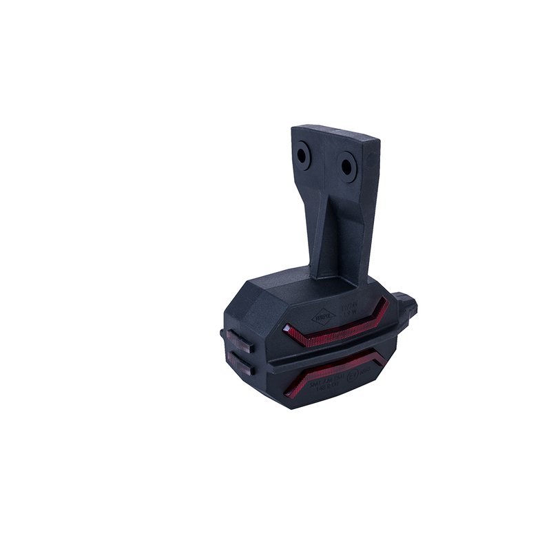 LED side marker light right, red-white-amber, 12-24V, 60cm cable