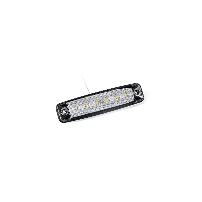 LED markeerlicht wit 12-24V 15cm. kabel
