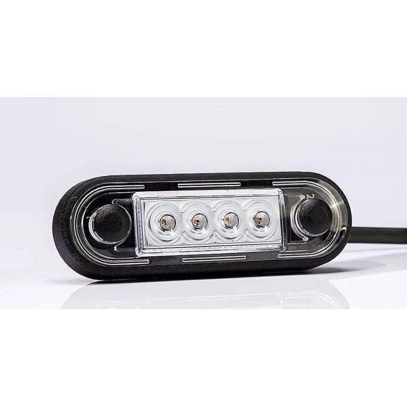 LED marker lights flush mounting amber 12-24V 5m cable