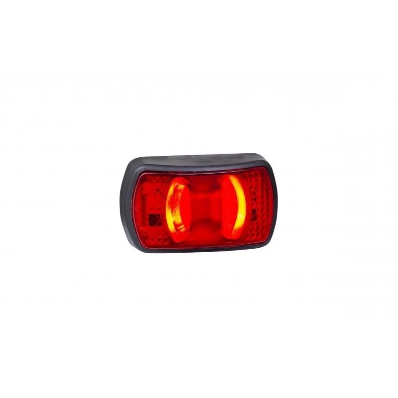 LED Positionsleuchte neonrot kompakt | 12-24V | 50cm. Kabel