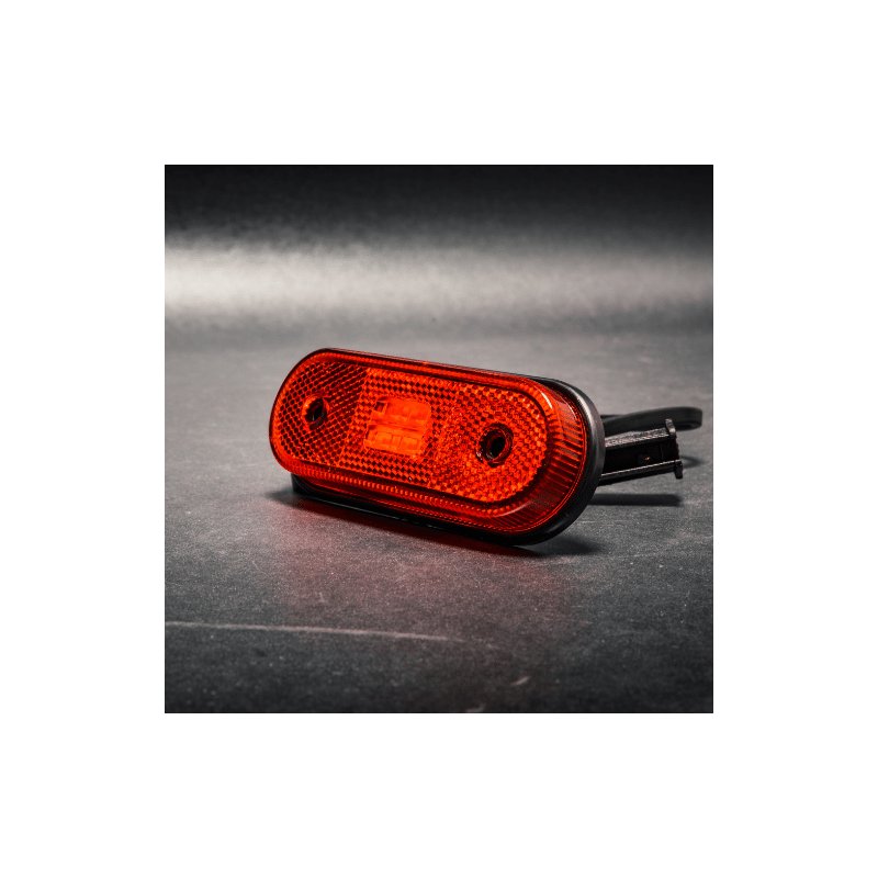 LED Positionsleuchte Rot | 12-24V | 50cm Kabel