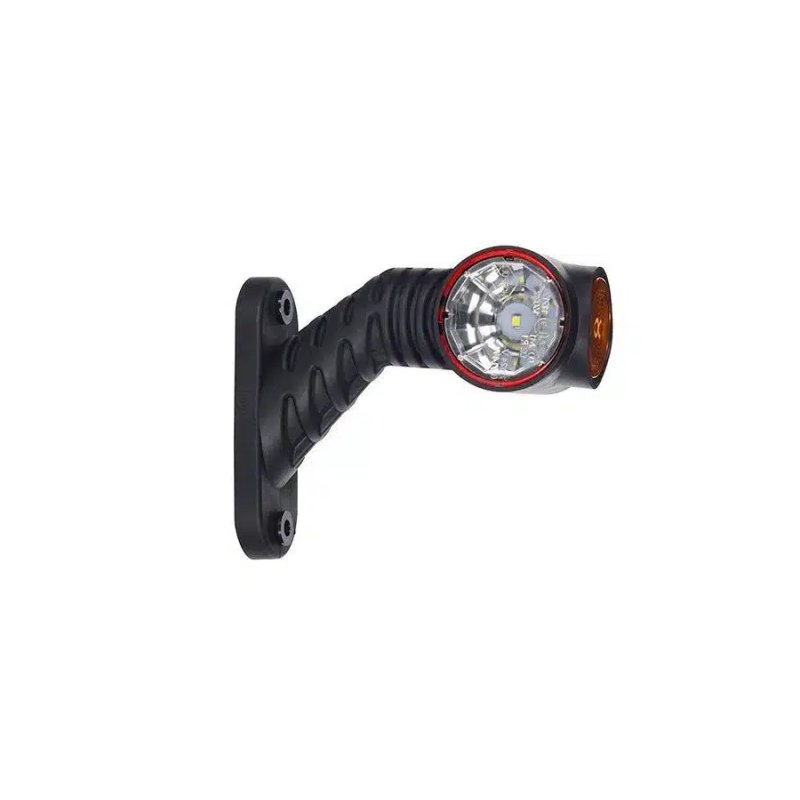 links | LED breedtelamp | rood-wit-amber | 12-24V | 50cm. kabel