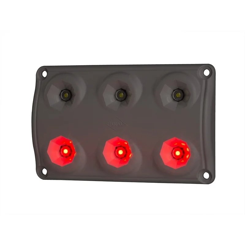 LED interior lamp red(19lm) - white(720lm-5000K) 12-24V