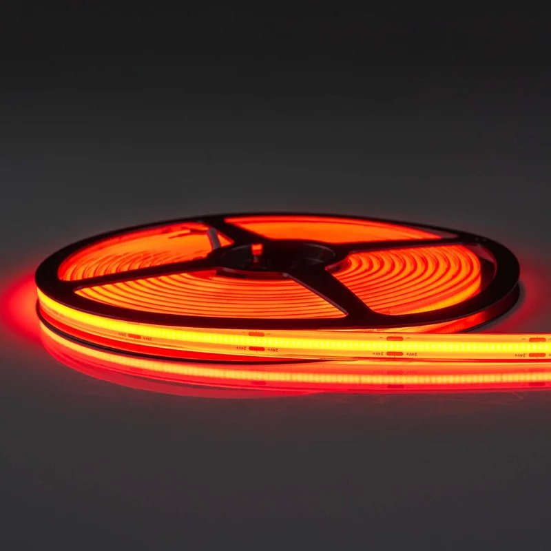 LED-Streifen auf Rolle 5m | 12V | Neon-Effekt | rot | IP68